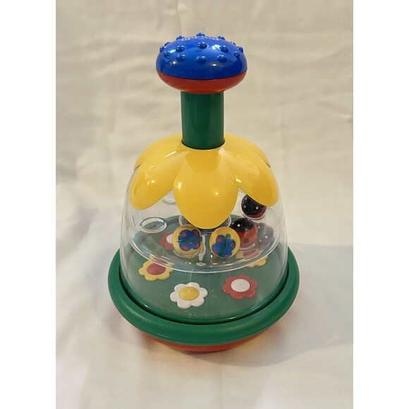 Vintage Chicco, Daisy Ladybug Spinning Top. - Picture 1 of 6